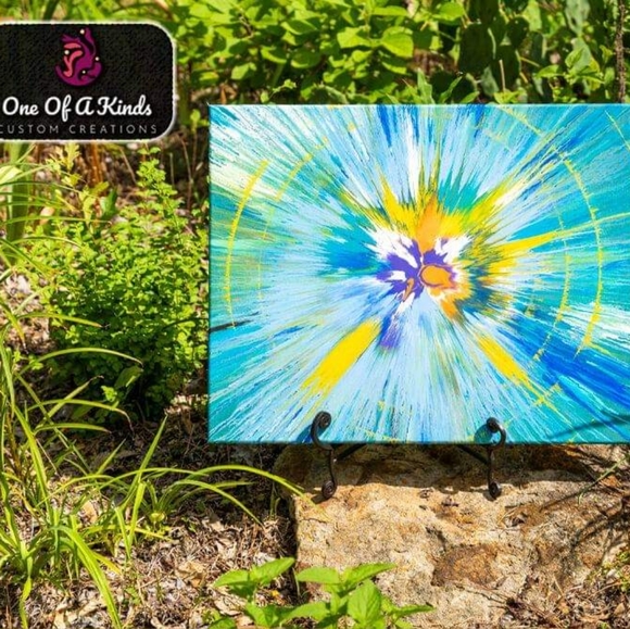 Spin Art, And Customized Coaster's - Picture 5 of 8